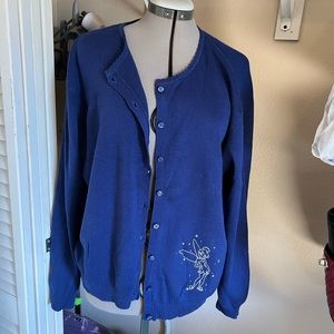 The Disney Store Tinkerbell Sweater Ladies XXL NWT